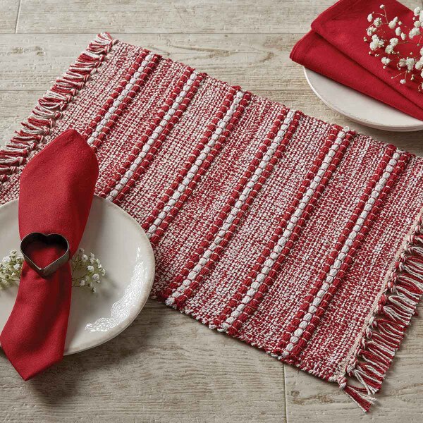 Peppermint Stripe Placemat Park Designs